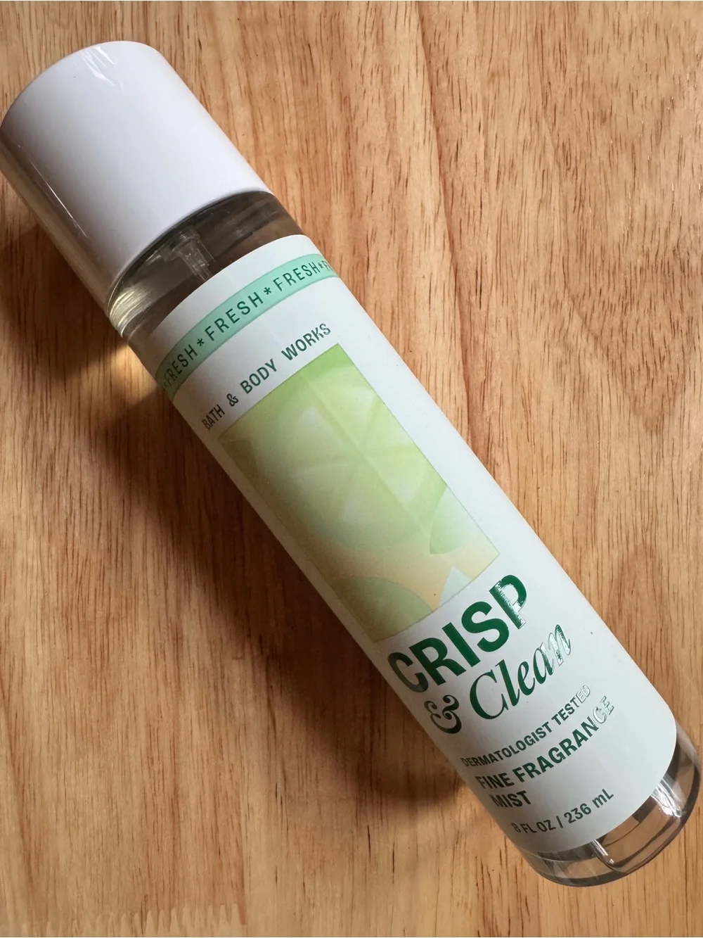 Bath & Body Works White & Green Crisp & Clean Fine Fragrance Mist